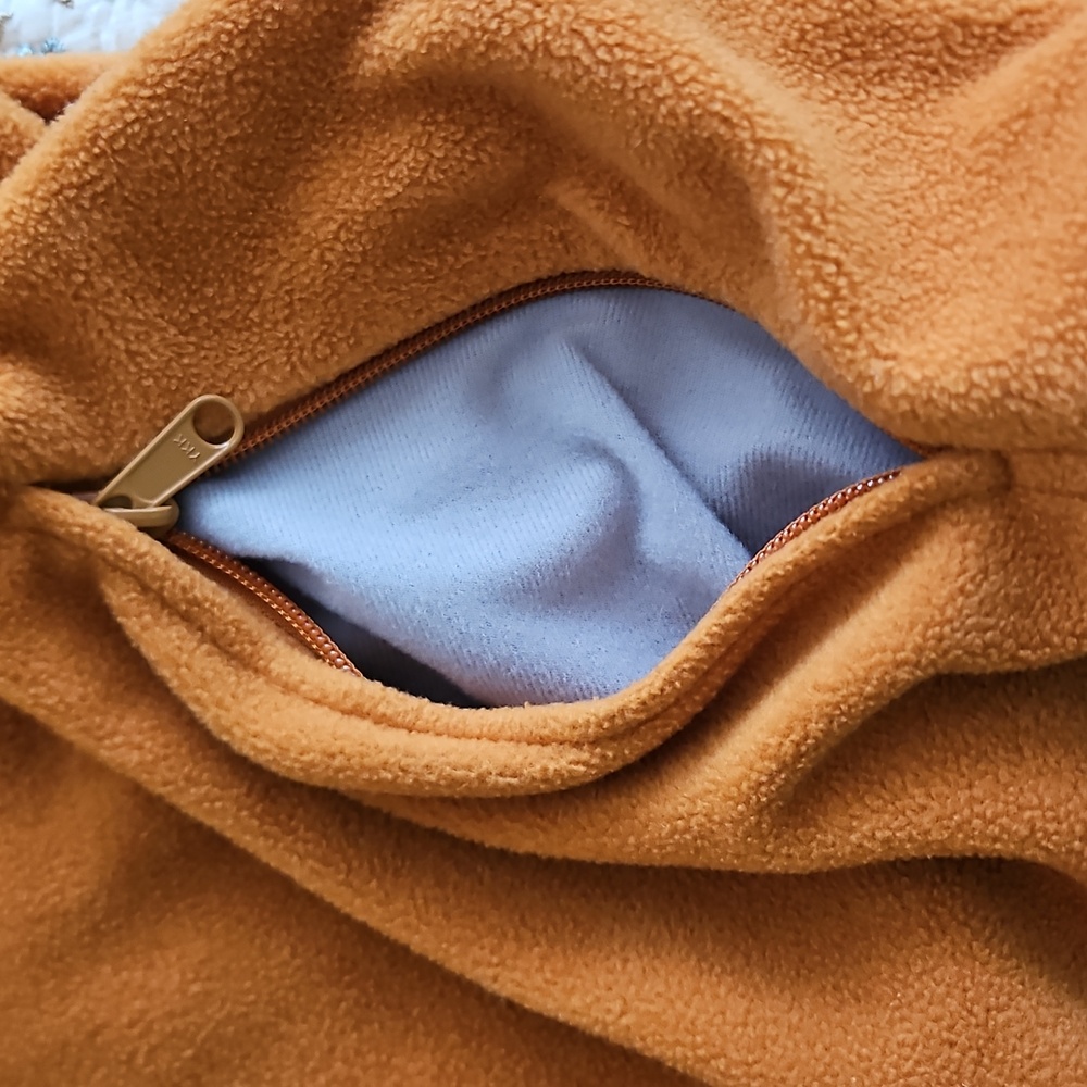 2X🍁HP🍁Columbia Orange Zipper Fleece Jacket Vintage - Picture 11 of 11